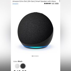 Amazon Echo Dot (5th Gen) Smart Speaker with Alexa